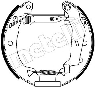 METELLI 510033 -  Комплект тормозных колодок