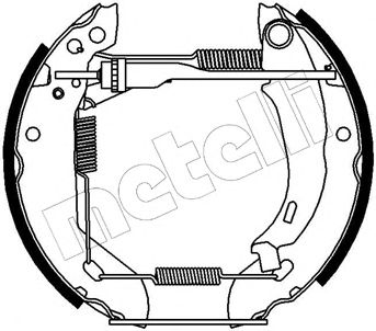 METELLI 510048 -  Комплект тормозных колодок