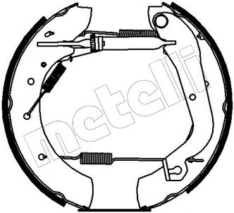 METELLI 510065 -  Комплект тормозных колодок