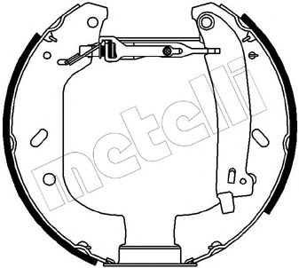 METELLI 510066 -  Комплект тормозных колодок