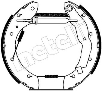 METELLI 510067 -  Комплект тормозных колодок