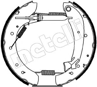 METELLI 510074 -  Комплект тормозных колодок