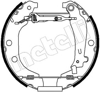 METELLI 510077 -  Комплект тормозных колодок