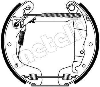 METELLI 510079 -  Комплект тормозных колодок