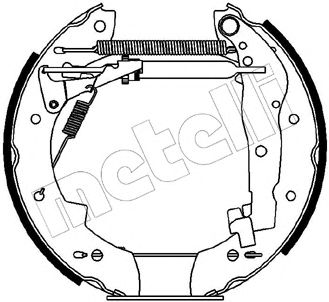 METELLI 510087 -  Комплект тормозных колодок
