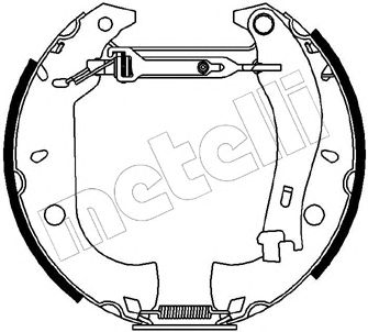 METELLI 510090 -  Комплект тормозных колодок