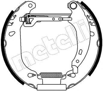 METELLI 510093 -  Комплект тормозных колодок