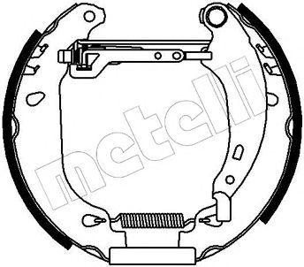 METELLI 510098 -  Комплект тормозных колодок