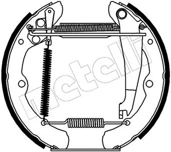 METELLI 510100 -  Комплект тормозных колодок