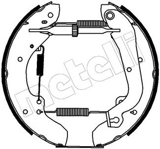 METELLI 510102 -  Комплект тормозных колодок