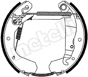 METELLI 510113 -  Комплект тормозных колодок