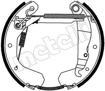 METELLI 510120 -  Комплект тормозных колодок