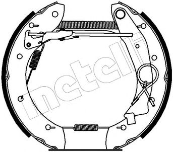 METELLI 510140 -  Комплект тормозных колодок