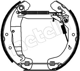 METELLI 510141 -  Комплект тормозных колодок