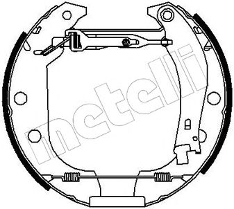 METELLI 510143 -  Комплект тормозных колодок