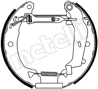 METELLI 510157 -  Комплект тормозных колодок