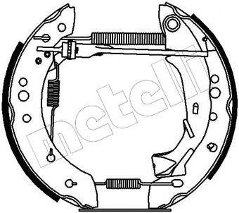 METELLI 510165 -  Комплект тормозных колодок