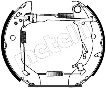 METELLI 510172 -  Комплект тормозных колодок