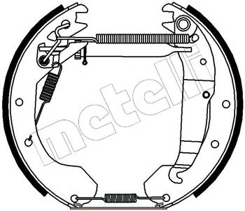 METELLI 510175 -  Комплект тормозных колодок