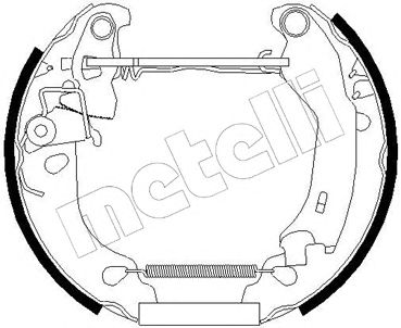 METELLI 510181 -  Комплект тормозных колодок