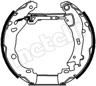 METELLI 510190 -  Комплект тормозных колодок
