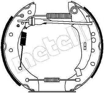 METELLI 510193 -  Комплект тормозных колодок