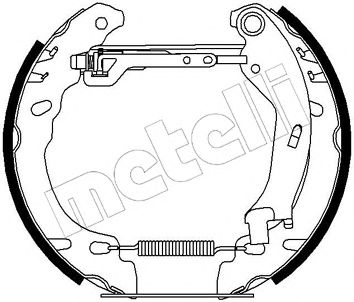 METELLI 510194 -  Комплект тормозных колодок