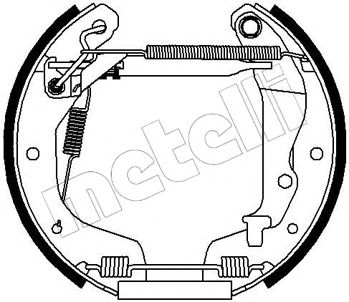 METELLI 510196 -  Комплект тормозных колодок