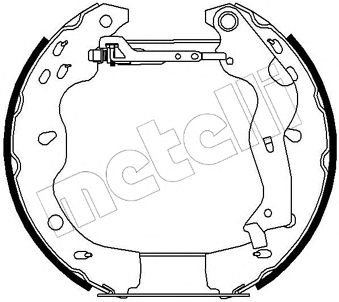 METELLI 510201 -  Комплект тормозных колодок