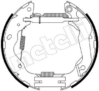 METELLI 510212 -  Комплект тормозных колодок