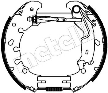 METELLI 510222 -  Комплект тормозных колодок