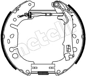 METELLI 510223 -  Комплект тормозных колодок