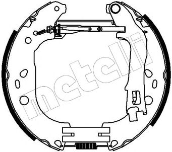 METELLI 510226 -  Комплект тормозных колодок