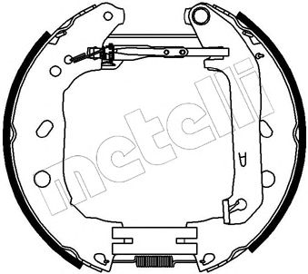 METELLI 510230 -  Комплект тормозных колодок