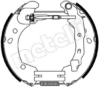 METELLI 510231 -  Комплект тормозных колодок