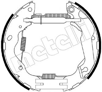 METELLI 510236 -  Комплект тормозных колодок