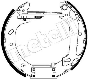 METELLI 510237 -  Комплект тормозных колодок