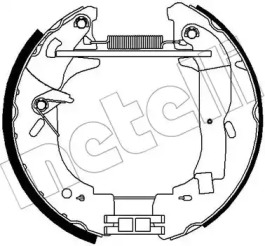 METELLI 510301 -  Комплект тормозных колодок