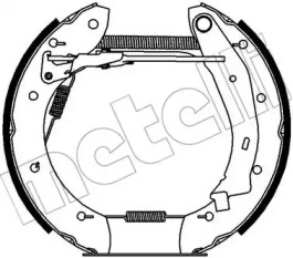 METELLI 510428 -  Комплект тормозных колодок