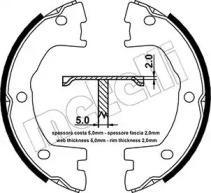 METELLI 530077 -  Комплект тормозных колодок, стояночная тормозная система