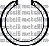 METELLI 530483 -  Комплект тормозных колодок, стояночная тормозная система