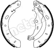 METELLI 530563 -  Комплект тормозных колодок