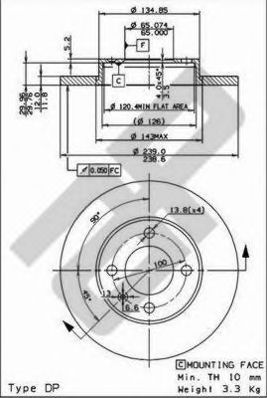 METZGER 10073 -  Подвеска, рычаг независимой подвески колеса