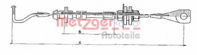 METZGER 10090 -  Подшипник качения, опора стойки амортизатора