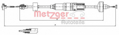 METZGER 103443 -  Трос, управление сцеплением