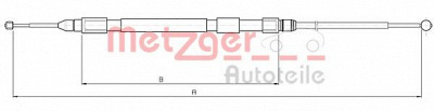 METZGER 104232 -  Трос, стояночная тормозная система