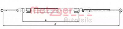 METZGER 104235 -  Трос, стояночная тормозная система