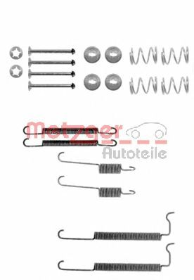 METZGER 1050744 -  Комплектующие, тормозная колодка