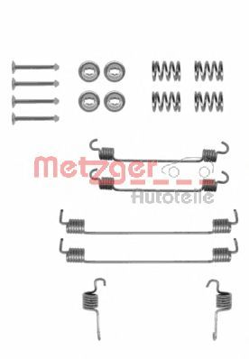 METZGER 1050784 -  Комплектующие, тормозная колодка