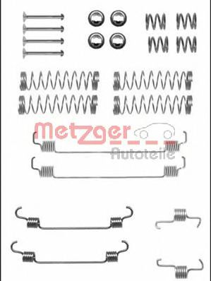 METZGER 1050835 -  Комплектующие, тормозная колодка